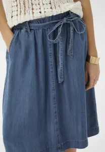 Юбка а-силуэта из хромомолибденовой стали Cream, Jaspar Blue Denim