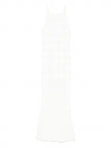 Декорированное платье макси SANDRO, нейтральный