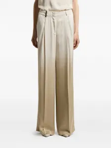 Брюки со складками Peserico, нейтральный