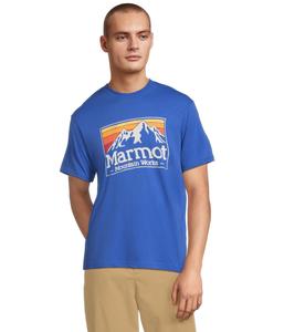 Футболка Marmot Mmw Gradient Tee Short Sleeve, Trail Blue
