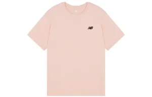 Трикотажный топ Футболка унисекс New Balance, розовый