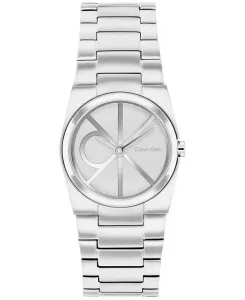 Женские часы ck unite серебристого тона с браслетом из нержавеющей стали 26 мм Calvin Klein, silver