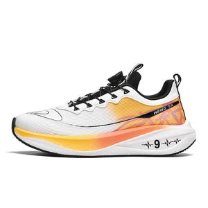 Детские кроссовки для бега QIQUDUCK, белый/черный/желтый