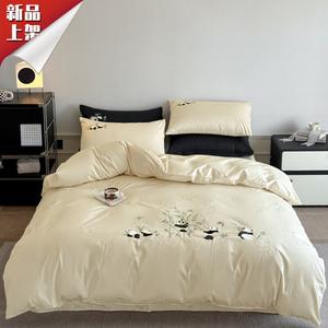 LUOLAI HOME Комплект постельного белья, 150 см, 4 предмета