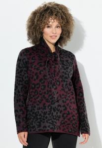 Джемпер Ulla Popken SCHALKRAGEN LANGARM, Dark Claret/Berry