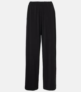 Широкие брюки Savio с высокой талией Max Mara, Nero