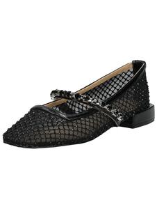 Балетки с ремешком Alma En Pena, черный