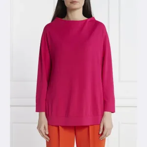 Свитер-Лодочка стандартного кроя Liviana Conti, розовый