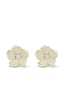 Серебряные серьги-гвоздики Cherry Blossom с бриллиантами Shaun Leane, серебряный