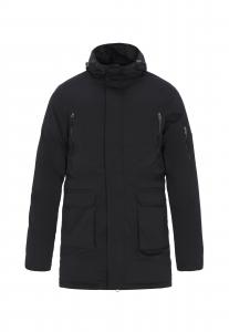 DreiMaster Vintage Куртка для межсезонья в черном цвете