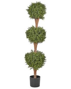 Декоративное растение Beliani BUXUS BALL TREE, 45x45x45 см цвет grün/eiche dunkel