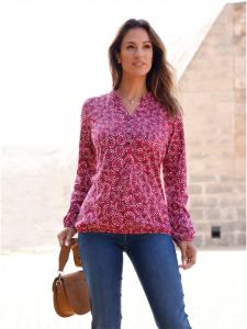 Рубашка с принтом вишневого цвета WITT WEIDEN