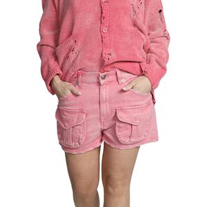 R13 Джинсовые шорты женские розовые