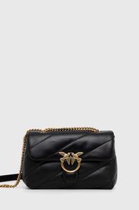 Кожаная сумка Pinko, черный