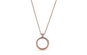 Pandora Женское розовое ожерелье