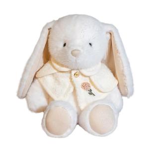 Плюшевая кукла милый кролик с шалью высота 38см/50см ZITONG, белый