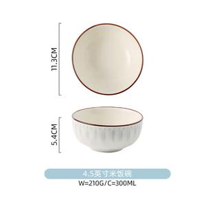 Ink color Японская керамическая тарелка, сервировочное блюдо для дома, новая коллекция 2025, тарелка для рыбы, пиала, набор посуды, японская синяя линия, пиала 11 см