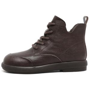 Женские ботинки DAPHNE Мартин из зернистой кожи, коричневый