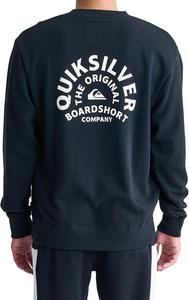 Мужская толстовка свободного кроя с круглым вырезом QUIKSILVER, черный