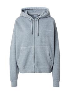 Толстовка с капюшоном на молнии Superdry Essential, дымчато-синий