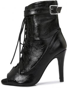 Generic Женские туфли-лодочки JXUZY на высоком каблуке, сандалии, сексуальные кружевные, вечерние, на шнуровке, ботильоны для выпускного