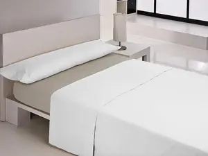 Простыня на резинке MIX COLORS Серая Простыня на резинке 200 x 200 + 30 см Размер кровати Happy Home