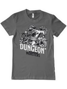 Футболка D&D Dungeon Monsters T-Shirt серого цвета Dungeons And Dragons