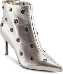 Женские ботильоны на каблуке KARL LAGERFELD Saina, Pewter