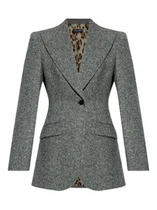 Твидовый жакет Dolce & Gabbana, серый