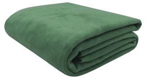 Мягкое одеяло Zollner 00000002, темно-зеленый - 220 х 240 см