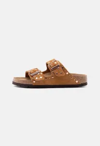 Аризонские заклепки, узкие сандалии из норки Birkenstock, Brown