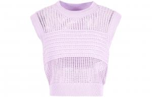 Трикотажная футболка светло-фиолетовая ARMANI EXCHANGE