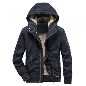 Пуховик мужской JEEP SPIRIT, черный серый