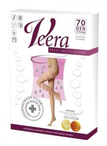 Компрессионные колготки Veera Rajstopy Przeciwżylakowe 70 Den Kolor Jasny Orzech, 5