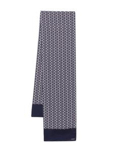 FURSAC шарф с геометричным принтом, синий