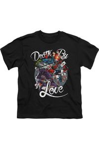 Футболка с коротким рукавом для детей "Batman: Смерть от любви" Gildan, черный