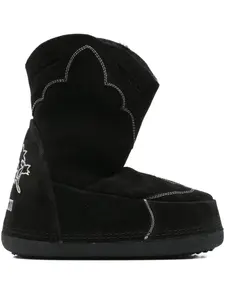 Ковбойские сапоги из замши Inuikii, черный