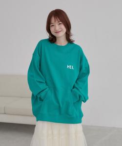 Флисовая толстовка с круглым вырезом и логотипом MEI (Mei), изготовленная на заказ Coen, цвет Kelly