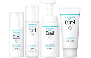 Набор для снятия макияжа KERUN Water Milk, 4 предмета, увлажняющий и очищающий Curél