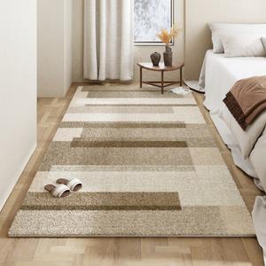 AOVOC Ковер 80х160 см из искусственной овчины для спальни/гостиной, Zhen-Edge, Thick Version-01