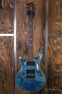 PRS Custom 24 Wood Library для левшей, River Blue