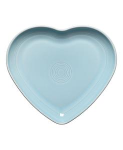 Тарелка в форме сердца, 23 см Fiesta, цвет sky
