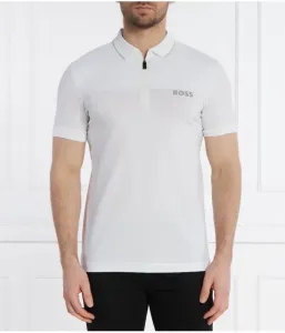 Поло Филикс slim fit Boss Green, белый