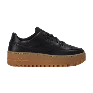 Кроссовки Nike Wmns Air Force 1 Sage Low LX 'Oil Grey Gum', черный