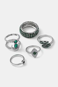 Упаковка из 5 колец Medicine, черный