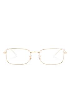 Ray-Ban очки в прямоугольной оправе, золотой