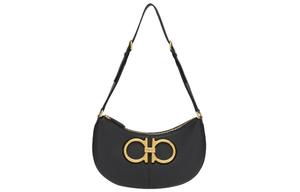 Ferragamo Кожаная женская сумка через плечо черная