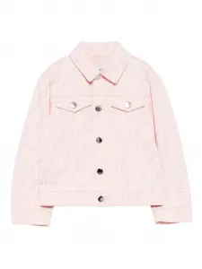 Куртка с монограммой FENDI KIDS, розовый