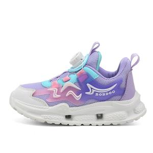 Кроссовки для бега с низким верхом, противоскользящие, с отскоком, легкие, амортизирующие, с поддержкой баланса. BOBDOG, розовый/фиолетовый