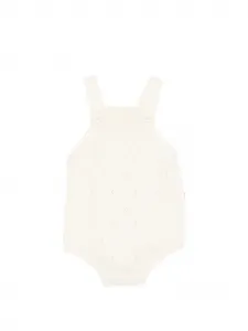 Ажурный комбинезон Petit Bateau, бежевый